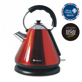 hopewell 1.7L 復古電熱水壺 (紅色)